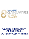 Insurance Post Claims & Fraud Awards Finalist Badge 2020